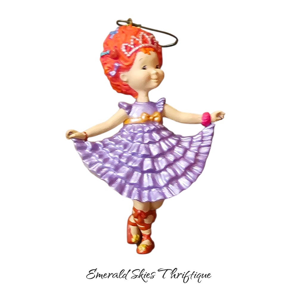 Hallmark time to curtsy, fancy nancy ornament. Free shipping